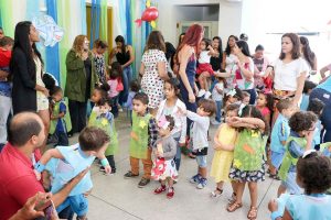 Mostra Cultural da Umei Vila da Paz reúne pais e comunidade escolar. O tema de 2018 foi o Fundo do Mar