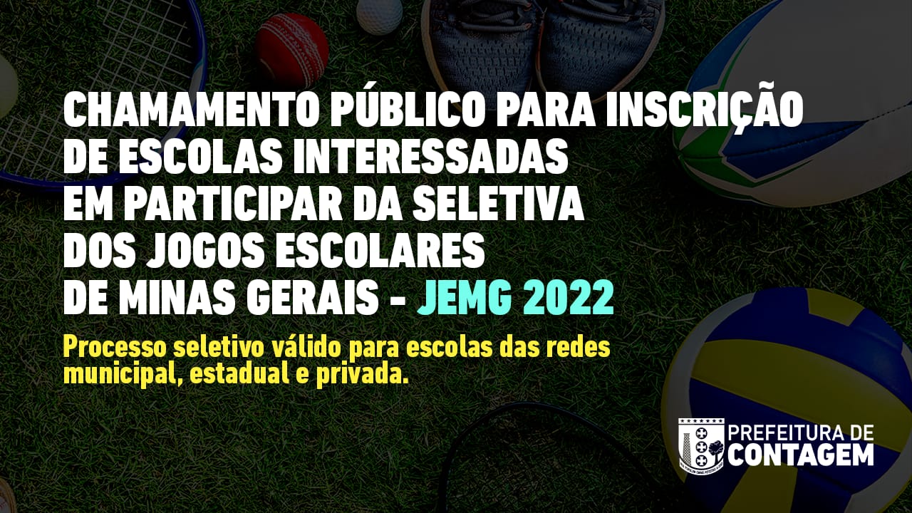 Abertas inscrições para os Jogos Escolares de Belo Horizonte 2022